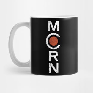 White and Red MCRN Grunge Mug